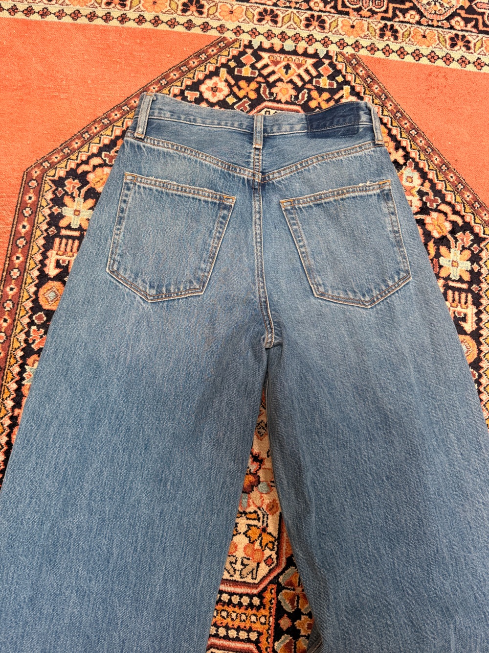 ETICA devon wide leg in everglades size 24 NWOT distressed - Picture 10 of 10